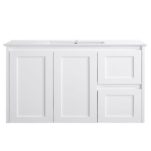 Shaker Style Vanity 900mm Wall Hung