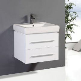 Two Soft Close Drawer Vanity Unit Wall Hung